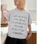 【WEB限定】【UNISEX】手書きメッセージロゴTEE