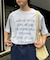 【WEB限定】【UNISEX】手書きメッセージロゴTEE
