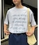 【WEB限定】【UNISEX】手書きメッセージロゴTEE