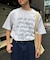 【WEB限定】【UNISEX】手書きメッセージロゴTEE