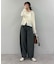 【3サイズ展開/接触冷感】ピコレースツイルバレルパンツ