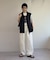 【3サイズ展開/接触冷感】ピコレースツイルバレルパンツ