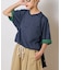 【UNISEX】ボーダー配色ヘンリーTee