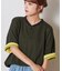 【UNISEX】ボーダー配色ヘンリーTee