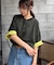 【UNISEX】ボーダー配色ヘンリーTee