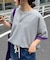 【UNISEX】ボーダー配色ヘンリーTee