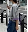 【UNISEX】ボーダー配色ヘンリーTee