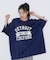 オーバーサイズメッシュロゴTEE