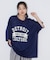 オーバーサイズメッシュロゴTEE
