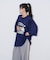 オーバーサイズメッシュロゴTEE