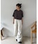 配色フェイクレイヤードTee