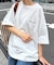 配色フェイクレイヤードTee