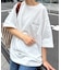 配色フェイクレイヤードTee