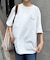 配色フェイクレイヤードTee