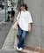 配色フェイクレイヤードTee