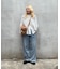 【3サイズ展開】ビジューイージーデニム