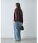 【マルチファンクション/前後2WAY】ループボタン配色ニットカーデ