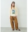 ∴シアー裏毛裾ラウンドフォトTee