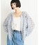 ∴シアークロップドジップチェックフードシャツ