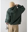 【UNISEX】製品染めダンボールジップパーカー/WEB限定カラーあり