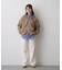 【UNISEX】製品染めダンボールジップパーカー/WEB限定カラーあり