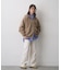【UNISEX】製品染めダンボールジップパーカー/WEB限定カラーあり