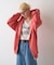 【UNISEX】製品染めダンボールジップパーカー/WEB限定カラーあり