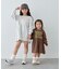 【KIDS/ZOZO限定カラーあり】らくがき風フロッキーロゴミニワンピチュニック