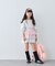【KIDS/ZOZO限定カラーあり】らくがき風フロッキーロゴミニワンピチュニック