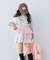 【KIDS/ZOZO限定カラーあり】らくがき風フロッキーロゴミニワンピチュニック