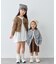 【KIDS/ZOZO限定カラーあり】らくがき風フロッキーロゴミニワンピチュニック