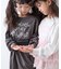 【KIDS/ZOZO限定カラーあり】らくがき風フロッキーロゴミニワンピチュニック