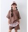 【KIDS】ピグメント加工バックロゴ5分袖セットアップ