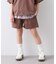 【KIDS】ピグメント加工バックロゴ5分袖セットアップ
