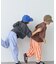 【KIDS】ピグメント加工バックロゴ5分袖セットアップ