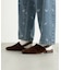 :センターギャザーベロアミュール