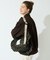 【THEATRE PRODUCTS別注】ツイルフリルハーフムーンショルダーバッグ