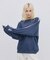 【 FILA 別注 】レースドッキング裏毛オフショルダースウェット