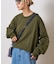 ビッグシルエットクルーネックスウェットロンTEE