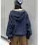 ネップヤーンダブルジャガードニットジップパーカー【WEB限定カラーあり】