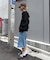 ネップヤーンダブルジャガードニットジップパーカー【WEB限定カラーあり】