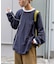 ダブルフェイスリバーシブルロンTEE