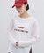 スムースフロッキーロゴTee