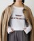 スムースフロッキーロゴTee
