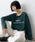 スムースフロッキーロゴTee
