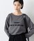 スムースフロッキーロゴTee