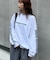 【S.G】襟リブプリントロゴロンTEE