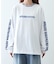 【S.G】襟リブプリントロゴロンTEE