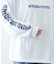【S.G】襟リブプリントロゴロンTEE