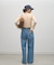 【洗える・6色展開】レースレイヤードライクアンチピリングリブニット